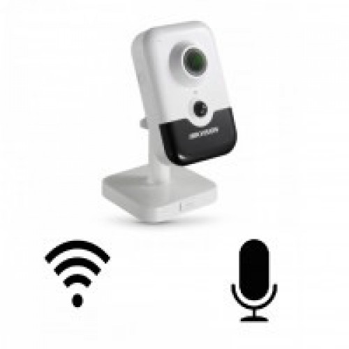 Hikvision Haikon H265+ 4MP Wifi Sesli 2.8mm IR Cube Poe IP Kamera (Wi-Fi + Sesli, H.265+)